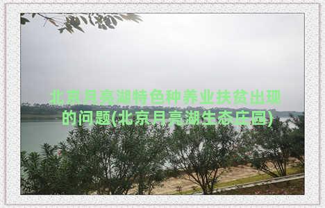 北京月亮湖特色种养业扶贫出现的问题(北京月亮湖生态庄园)